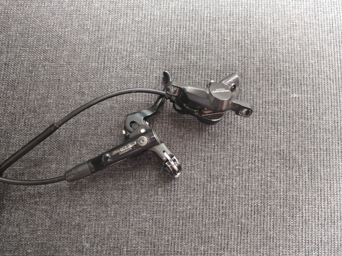 Set frane SHIMANO DEORE ( 4 pistoane și 2 pistoane )