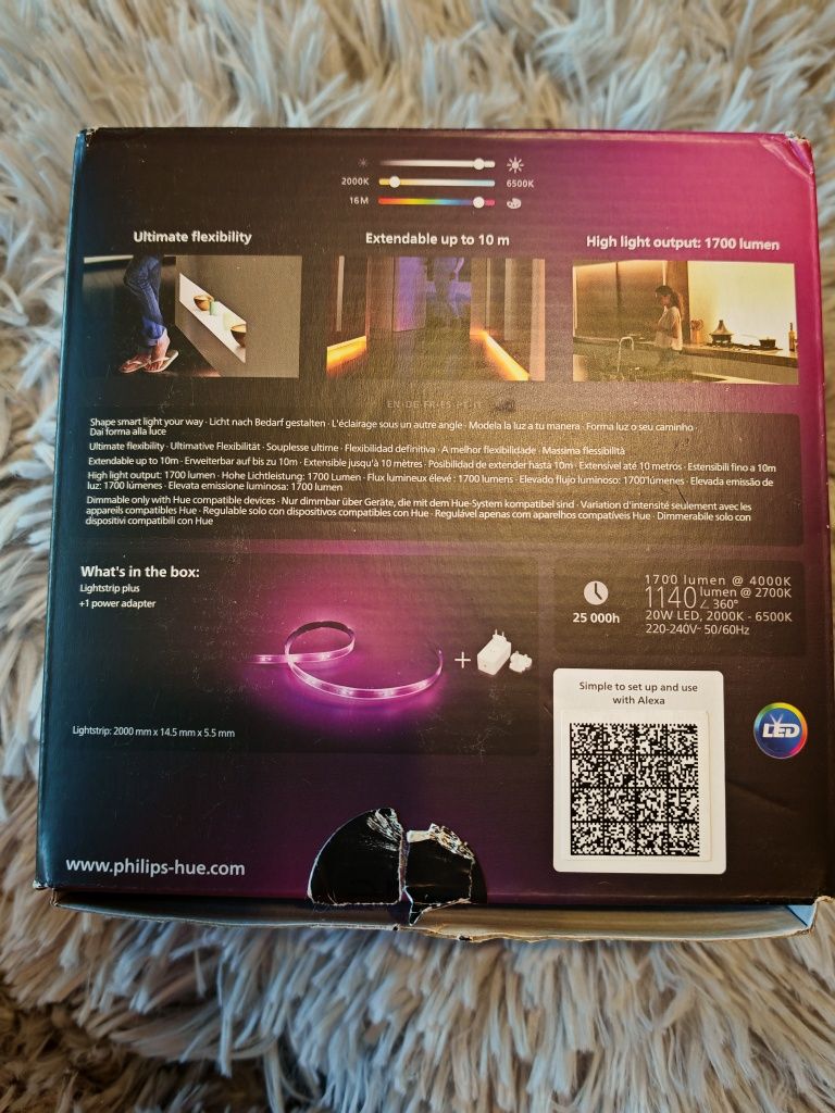 Banda LED inteligenta Phillips HUE