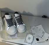 Alexander Mcqueen White Silver Reflective 42,5-43