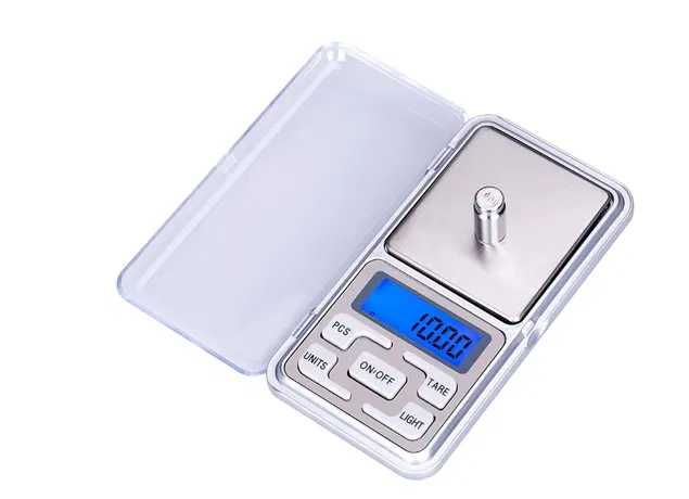 Cantar bijuterii capac transparent 0.1g - 500g LCD Iluminat