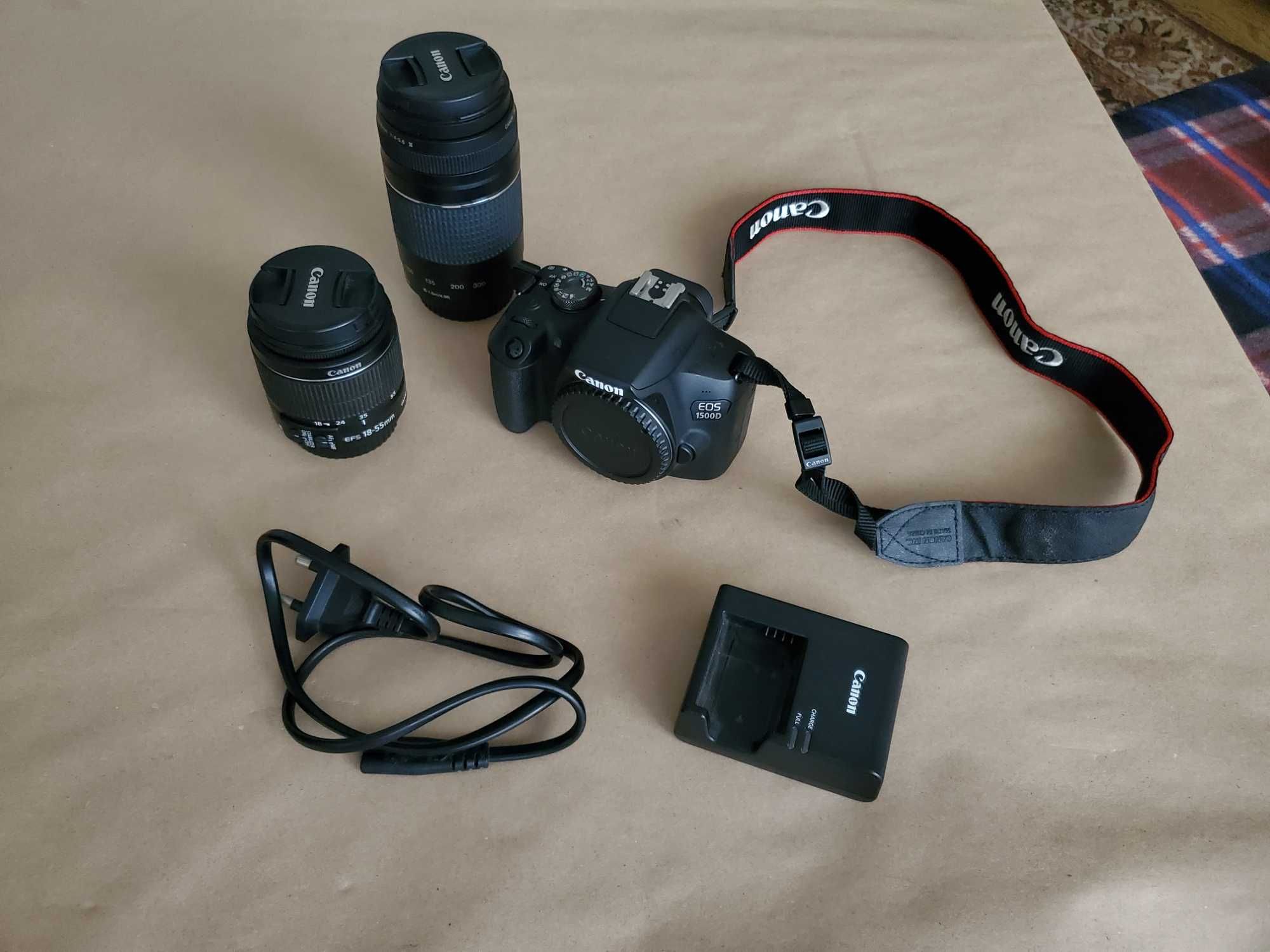 Cannon EOS 1500D(2000D) + 2 обектива