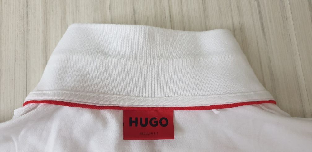 Hugo Boss HUGO Donos 222 Pique Cotton Regular Fit  L ОРИГИНАЛНА Тениск