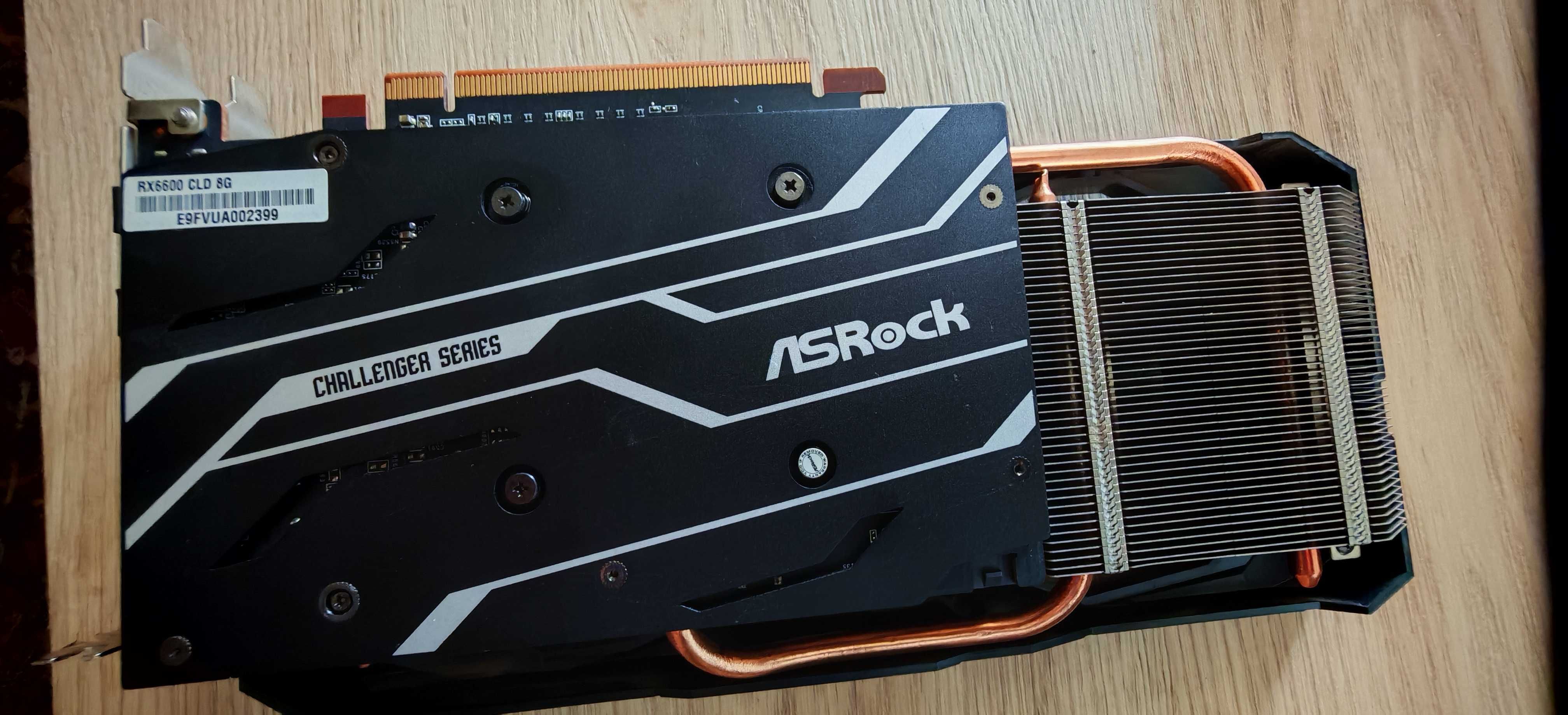 Видео карта AMD RADEON rx6600 challenger  8GB