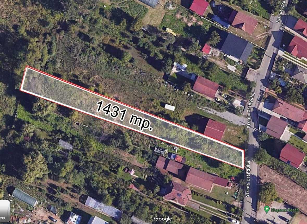 Teren intravilan 1431 mp Str. Crangului Targu Jiu