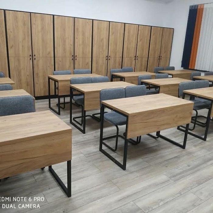 Учебный парты  стулья столы школьные мебель