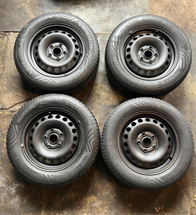 Jante VW 5x112 Anvelope iarna 195 65 15 golf 6