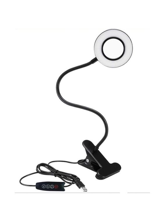 Lampa de birou LED, USB, negru, flexibila NOU NOUȚĂ