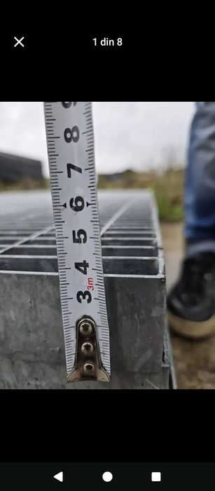 Vând grătare zincată orice dimensiuni și trepte pentru scări