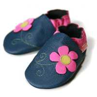 Pantofi cu talpă moale Liliputi - Spring Flower
