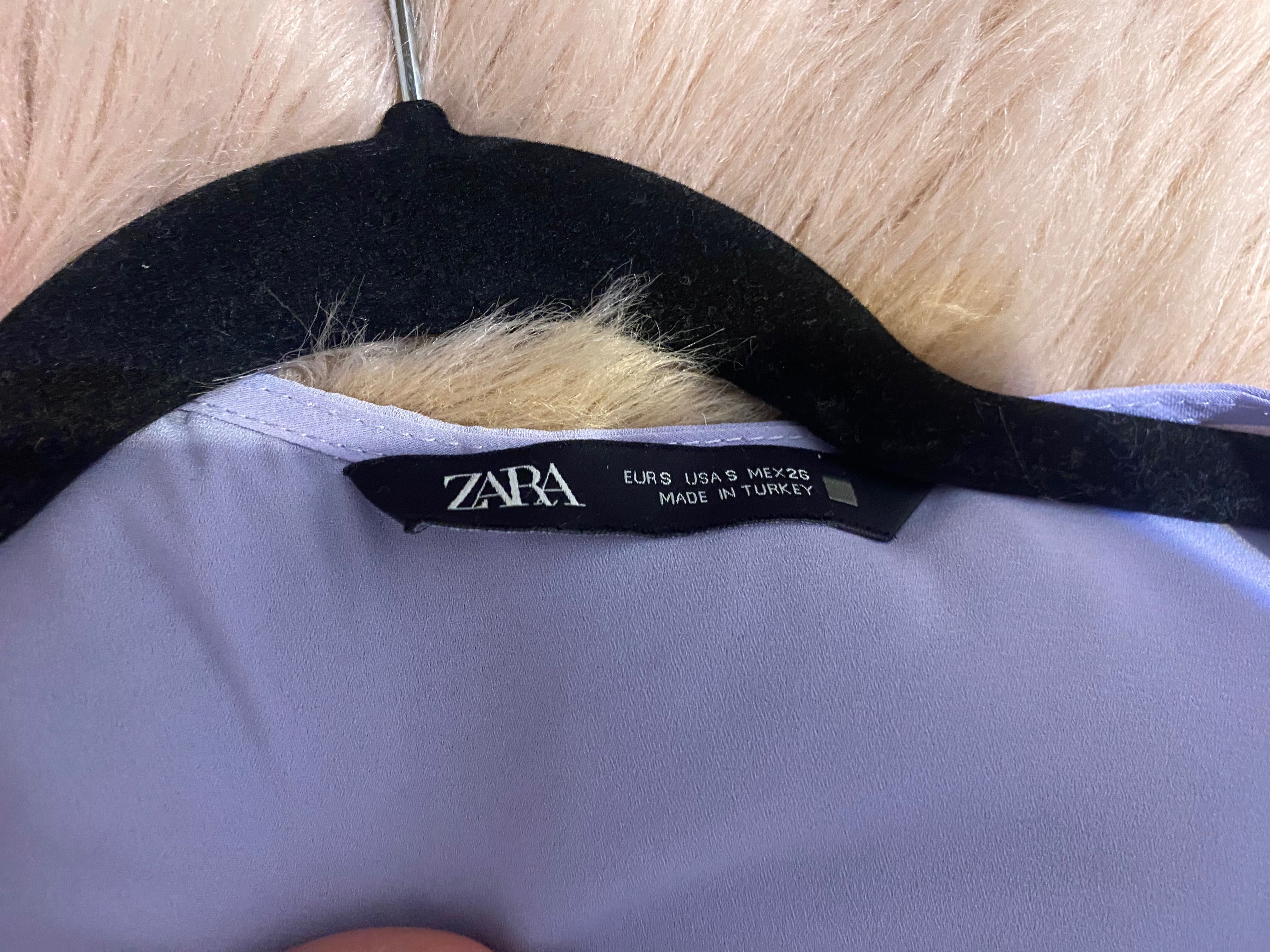 Bluza Zara cu maneca plisata