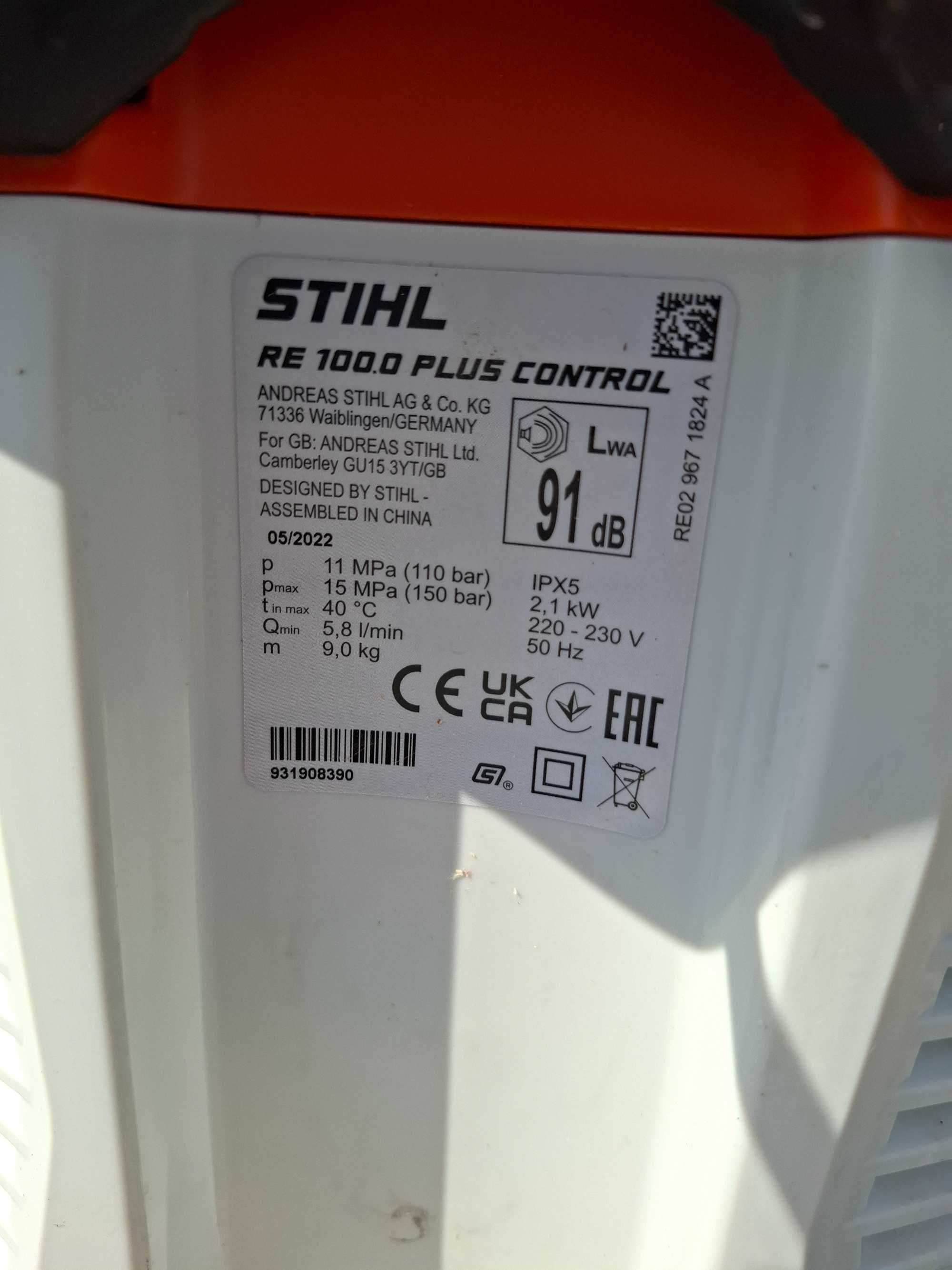 Продавам водоструйка STIHL RE 100