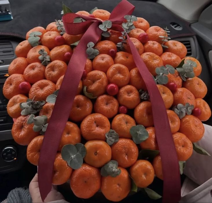 Подарочные Фруктовые и Мандариновые Корзины