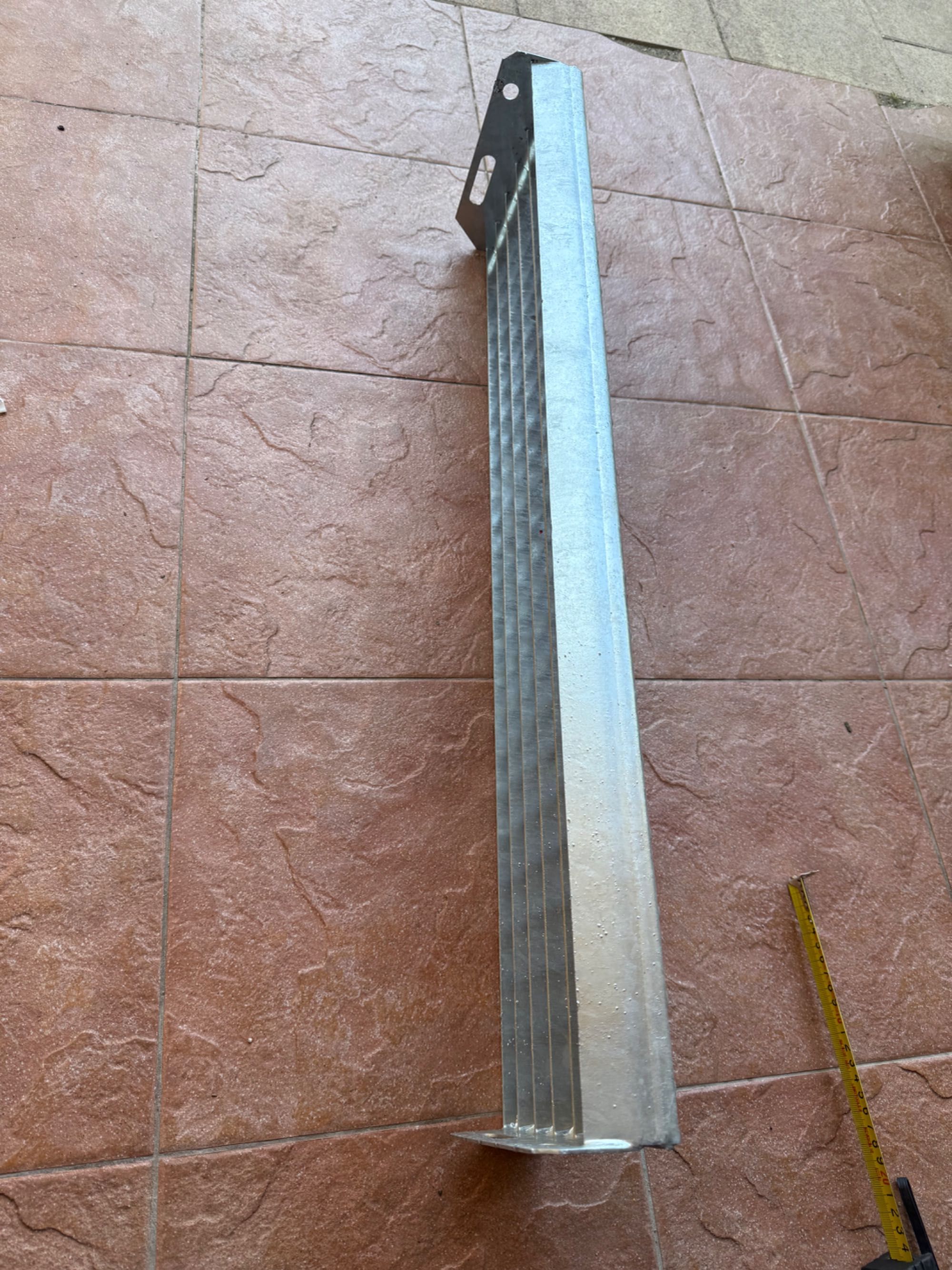 Trepte scara metal zincate 800x200 noi 14buc