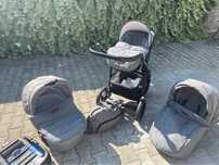 Cărucior 4 în 1 BabyLux Gri