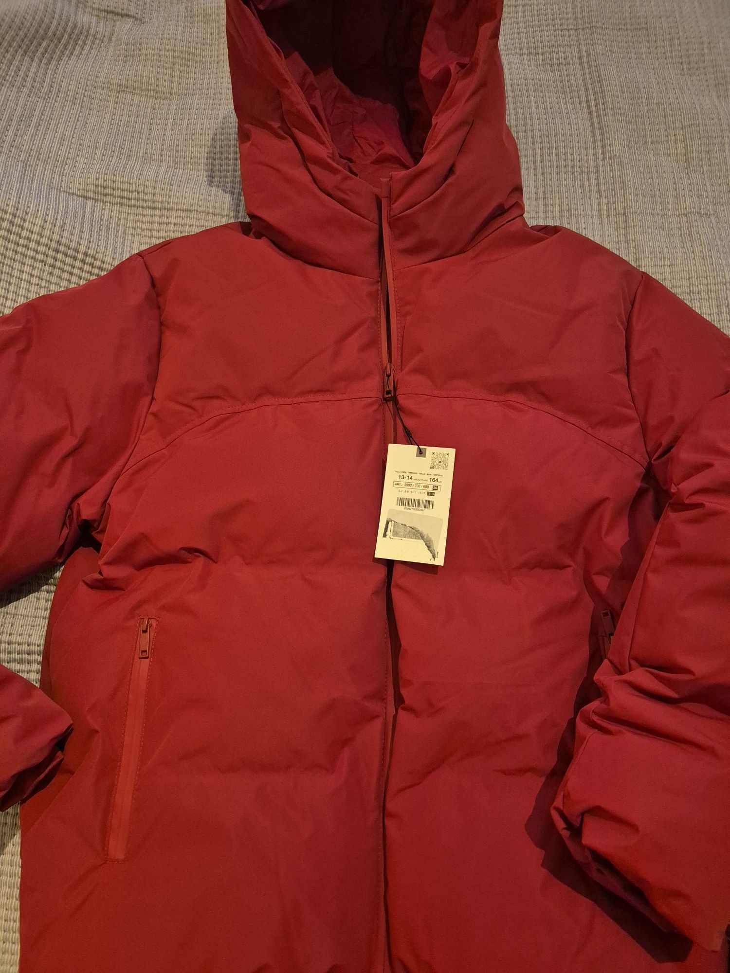 Детско Зимно яке ZARA, червено