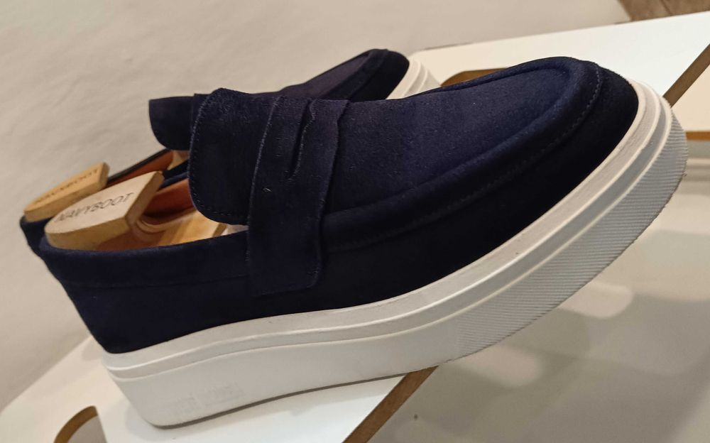 Pantofi loafer mocasini 41 Steve Madden NOI piele naturala moale