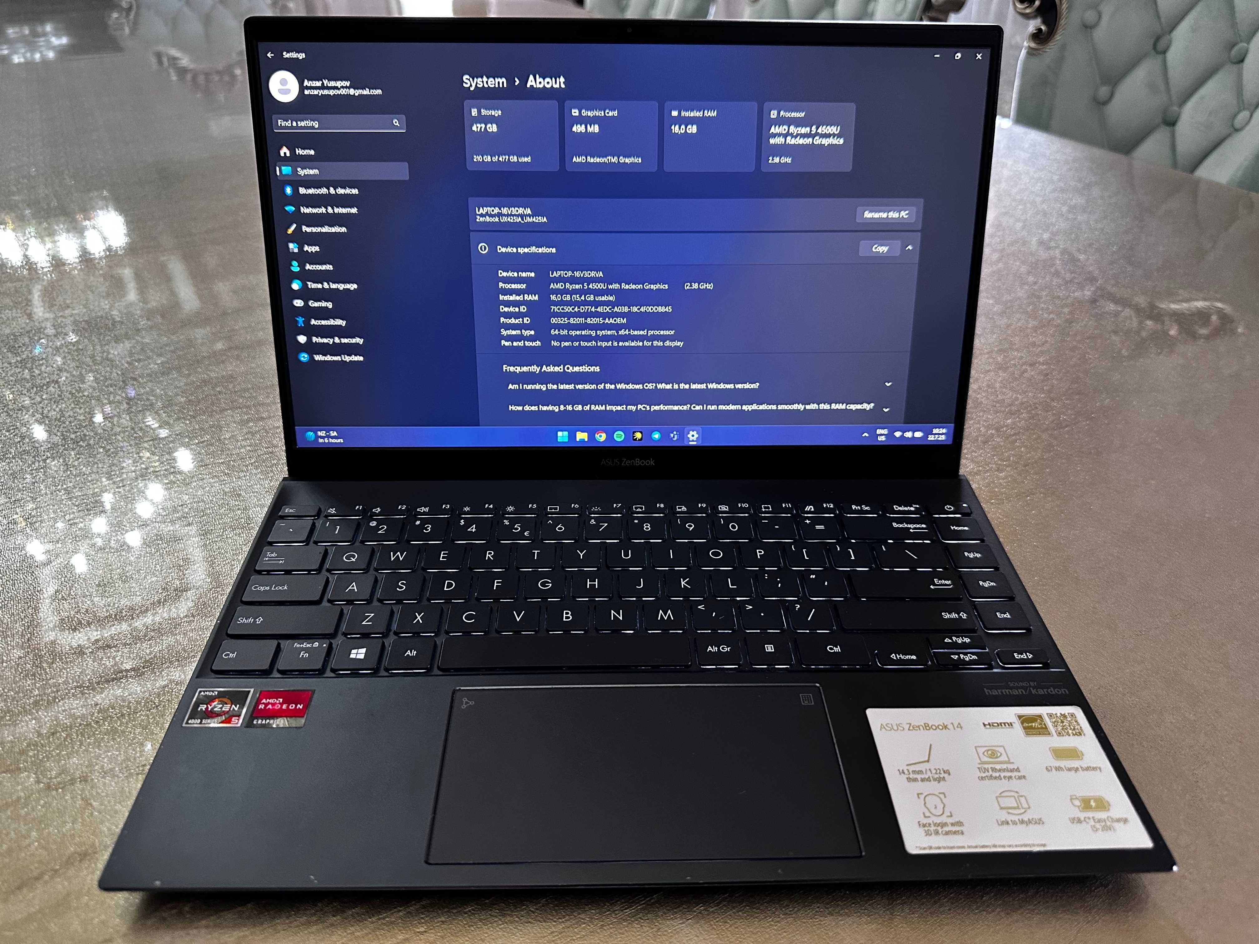 СРОЧНО! Asus Zenbook 14 UM425I
