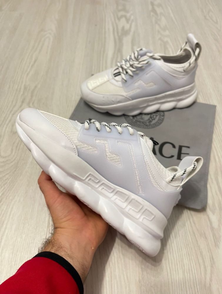 Adidasi Versace White