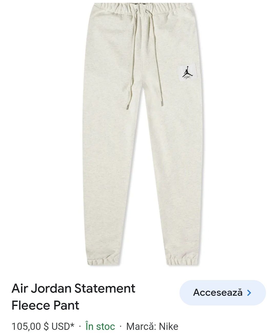 Pantaloni sport barbati Nike Jordan retro XL