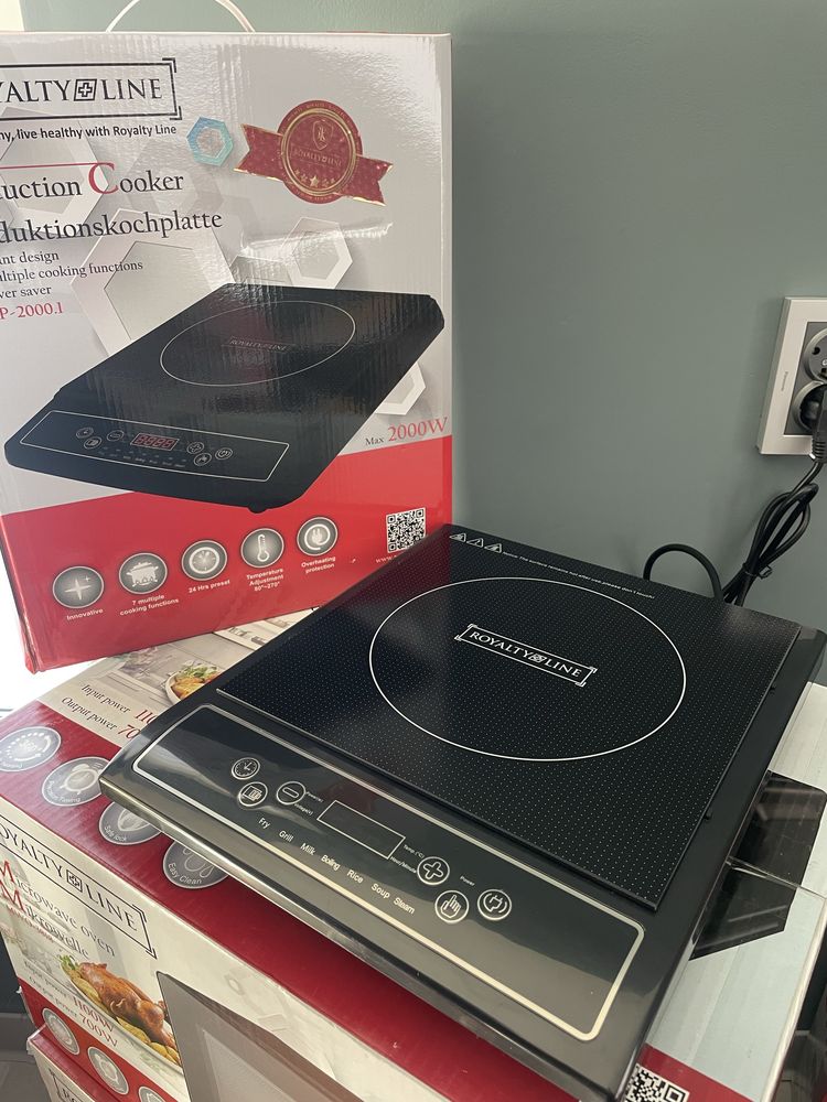 ПРОМОЦИЯ!!!Индукционен котлон ROYALTY LINE 2000w + 1 ГОДИНА ГАРАНЦИЯ