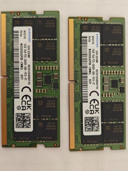 32Gb DRR5 SODIMM
Samsung [M425R2GA3BB0-CWM] 16 ГБ
Samsung [M425R2GA3B