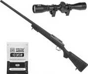Pusca Airsoft DoubleAction M61 POWER ->Modificata 4,6j Luneta+Bile