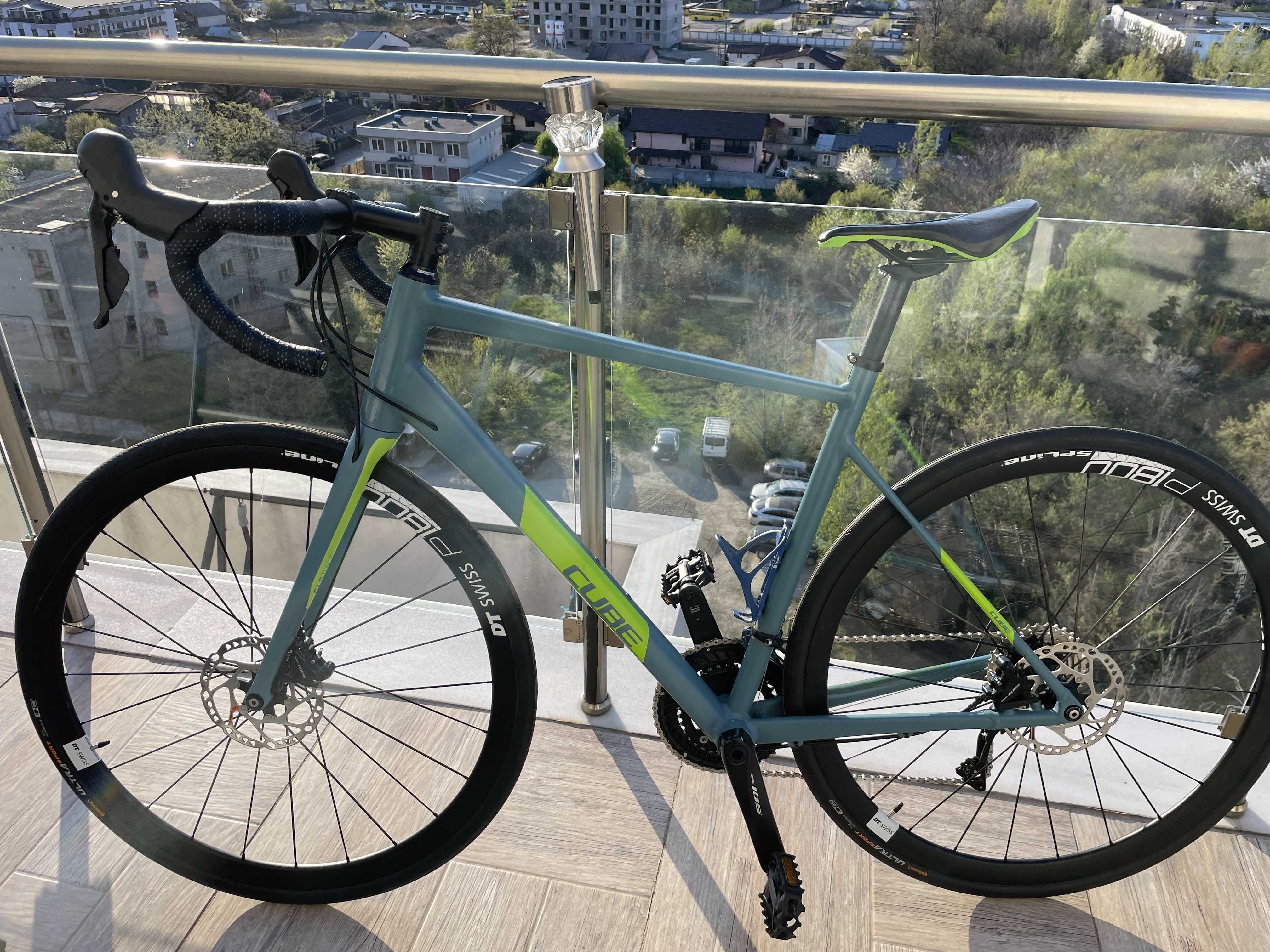 CUBE ATTAIN SL 52CM Bluegrey/Green