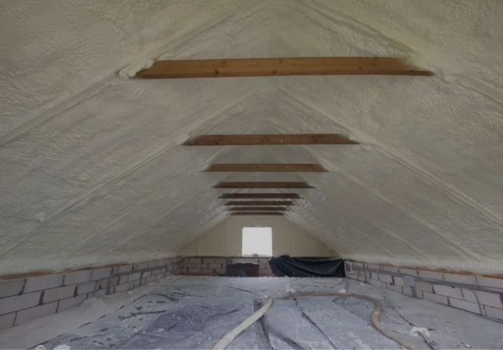 Утепление ППУ пенополиуретаном