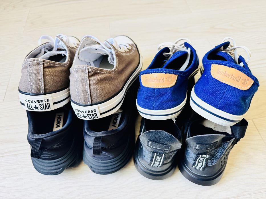 Timberland + Converse + Aldo + Quechua