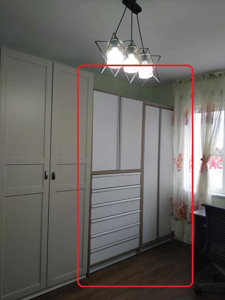 Мебели за спалня, детска стая, 2 легла и 2гаредероби отлично състояние