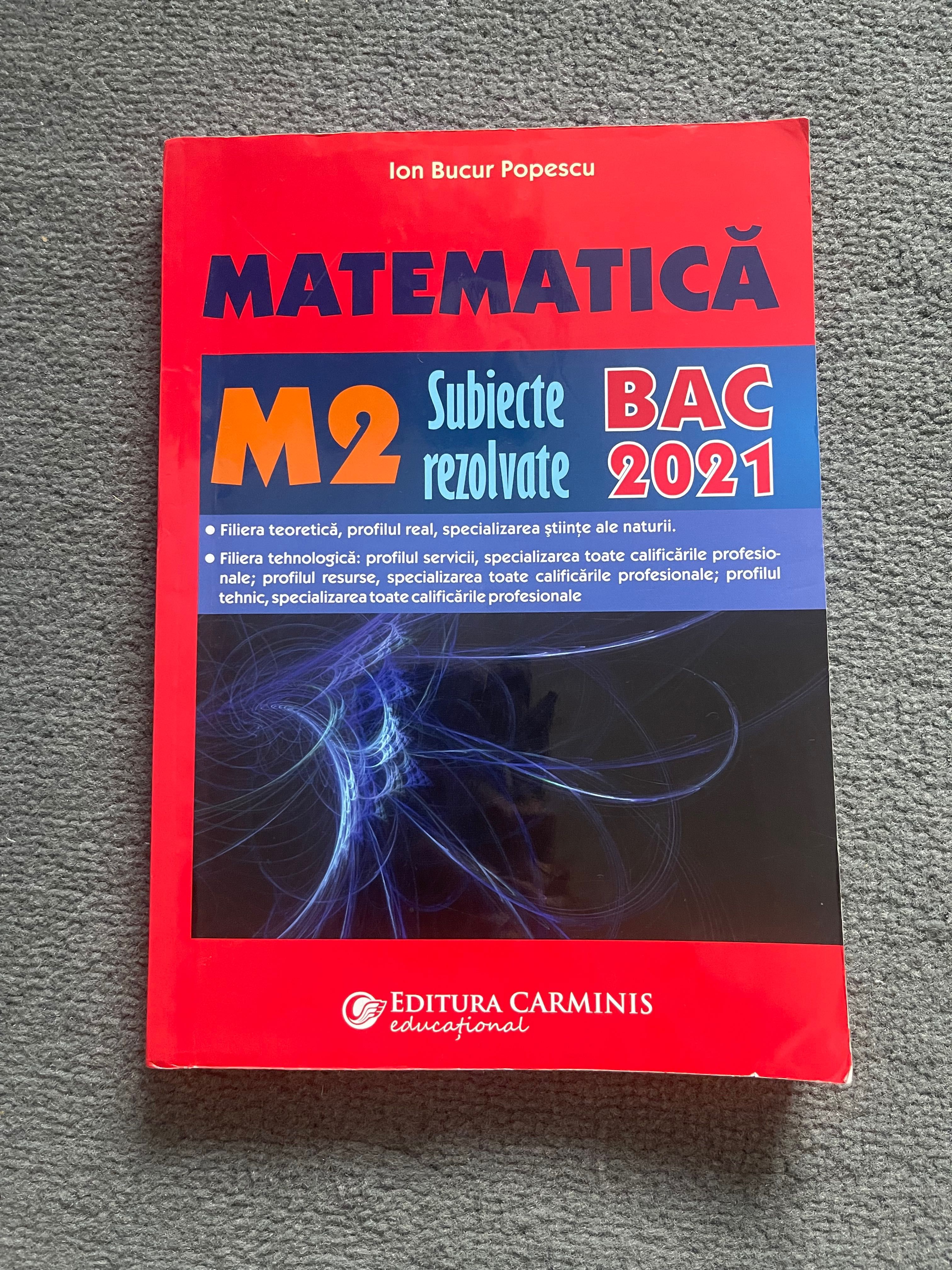 Carti/culegeri pentru bacalaureat matematica
