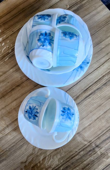 Нежно голубой набор чайный 13 предметов