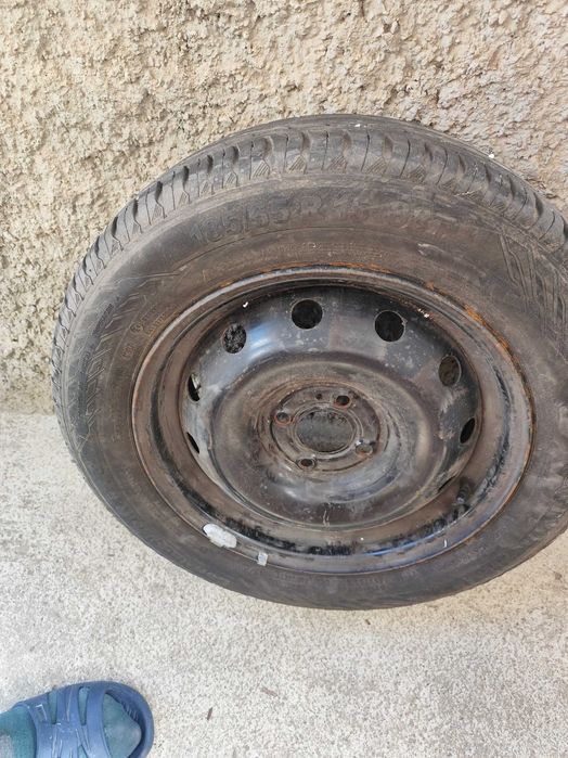 Jantă cu cauciuc de vară, roată de rezervă, Dacia Logan 185/65/R15