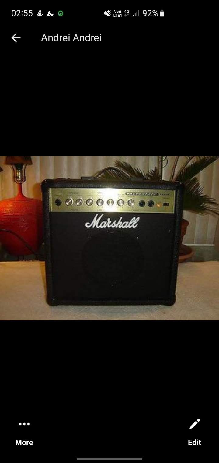 Vând amplificator chitară cub Marshall !!!