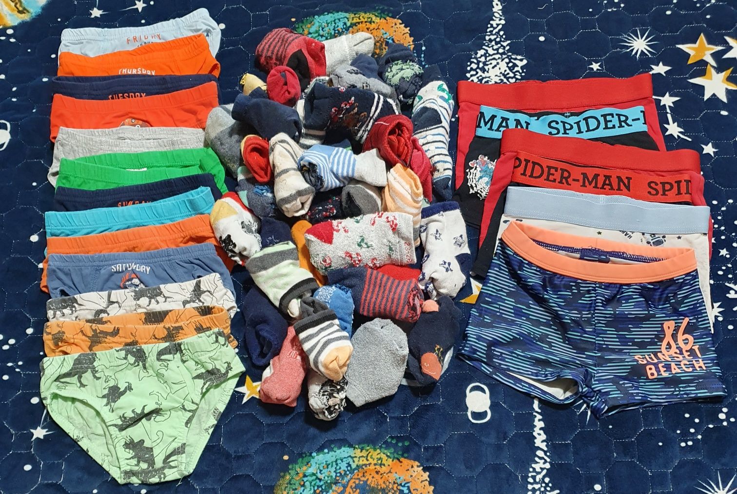 Lot pantaloni scurti baieti 5-6 ani