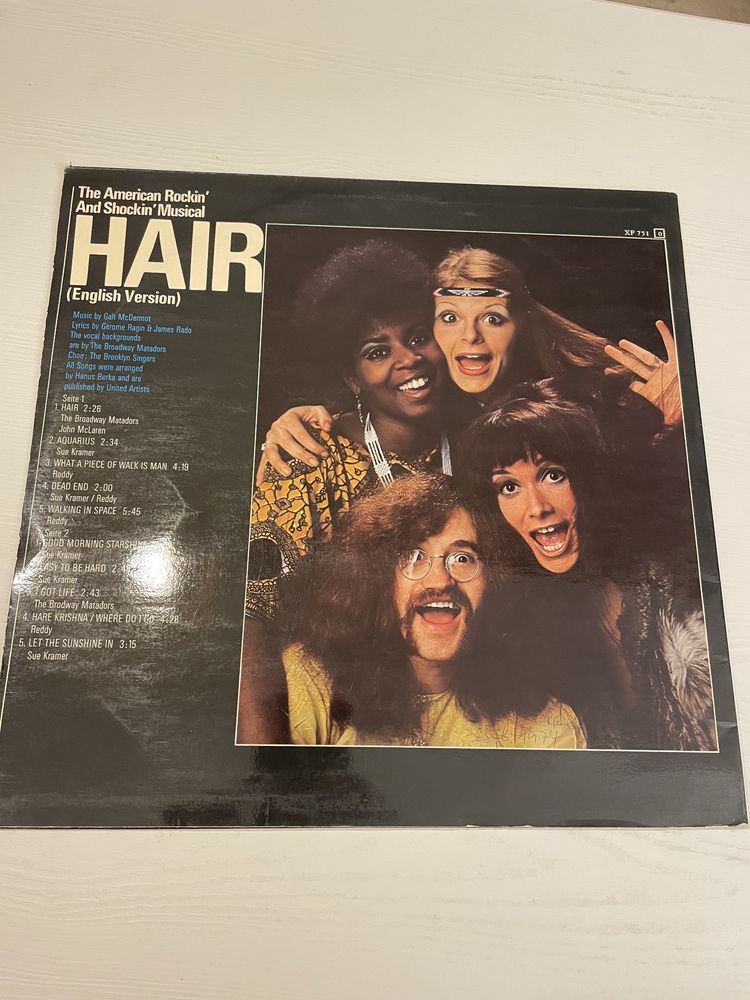 Hair - Vinyl LP VG