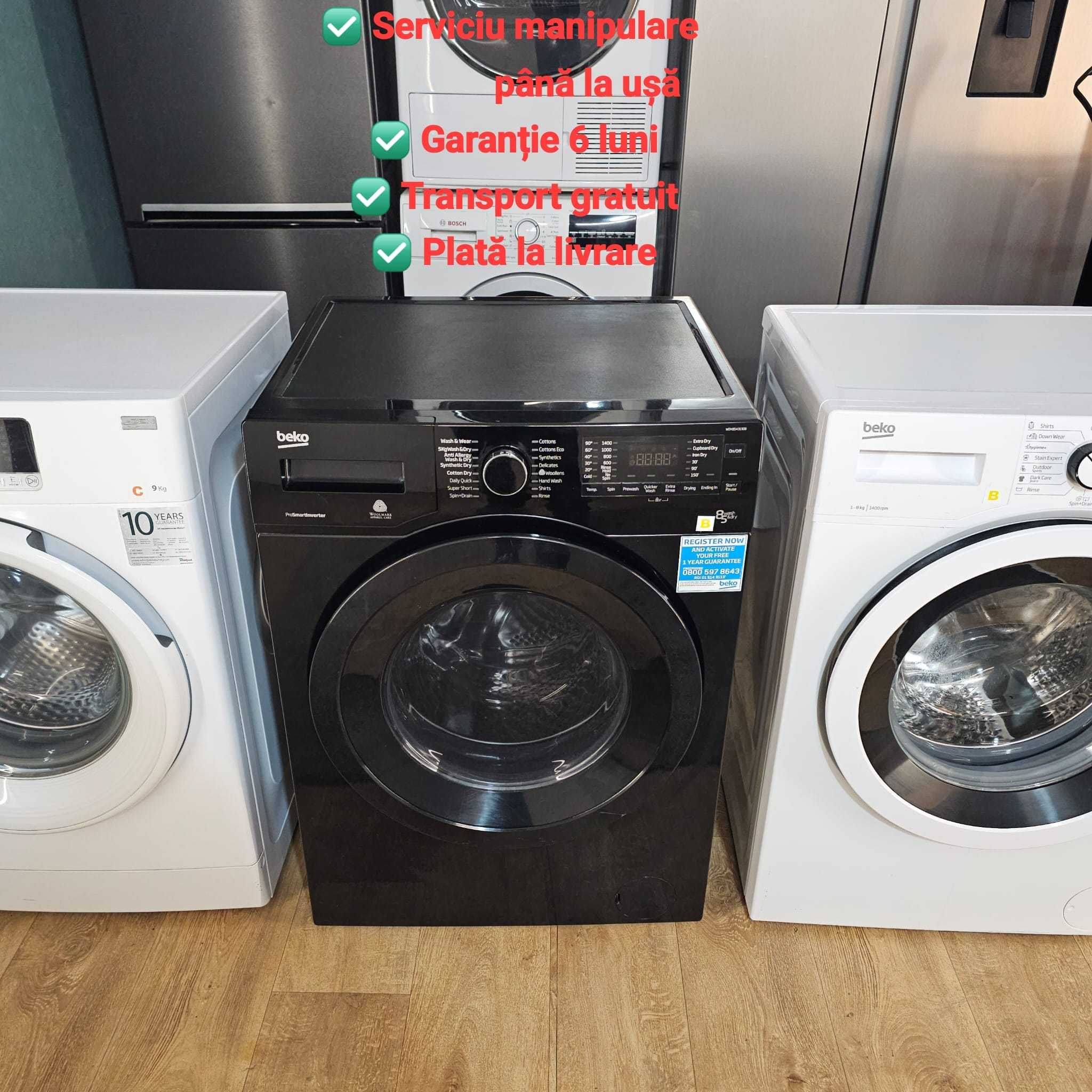 Mașină de Spălat Rufe Whirlpool 6-8 kg