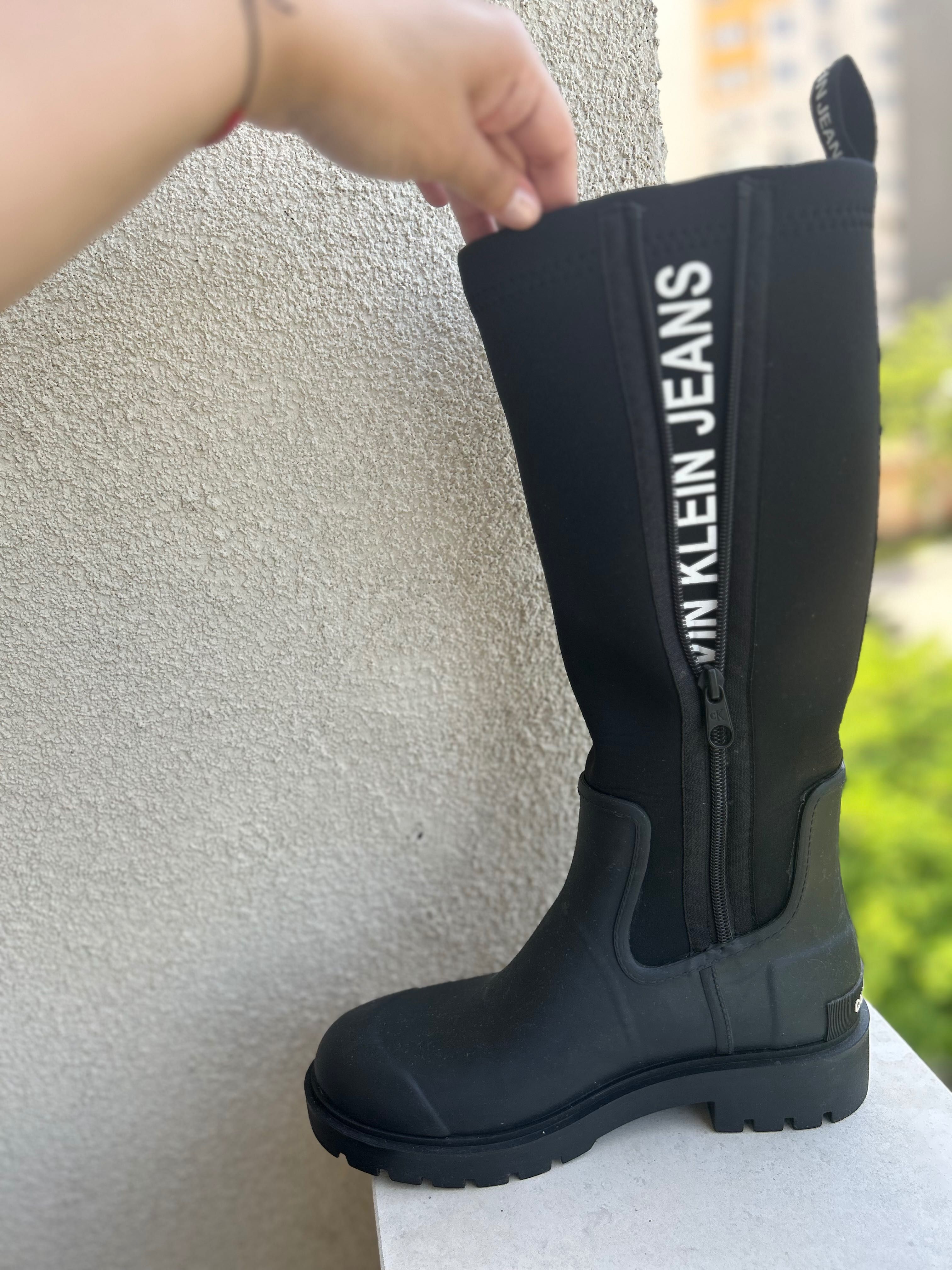 Дамски гимени ботуши calvin Klein jeans 39