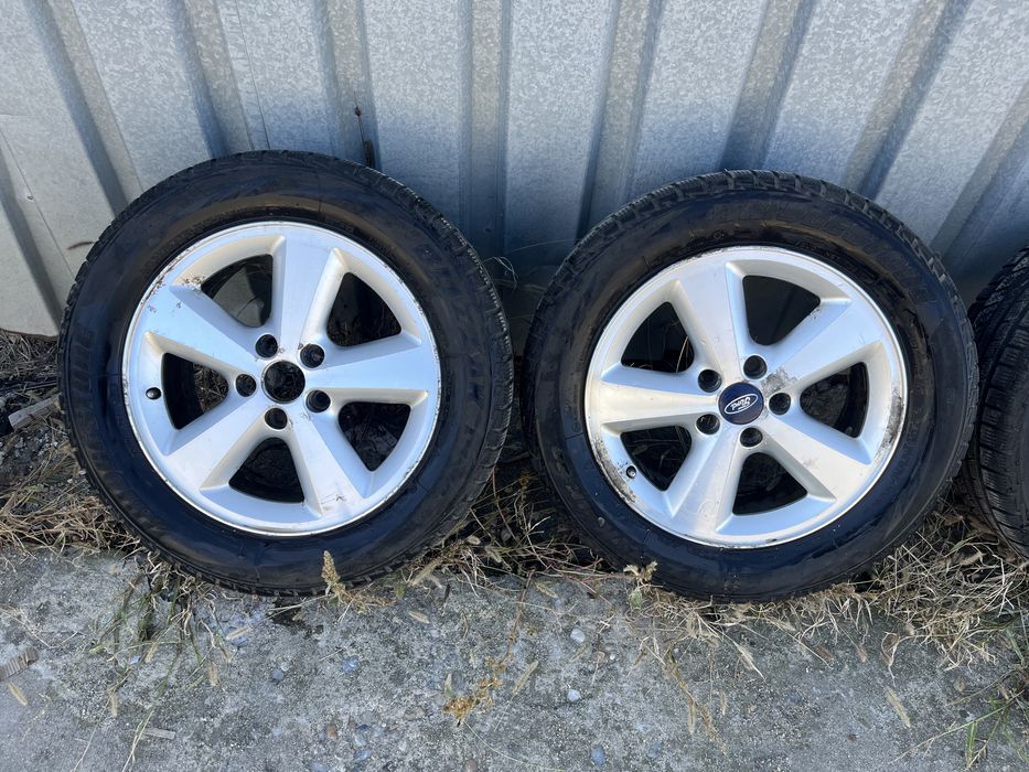 Set complet roti iarna ford originale jante + anvelope focus, mondeo,