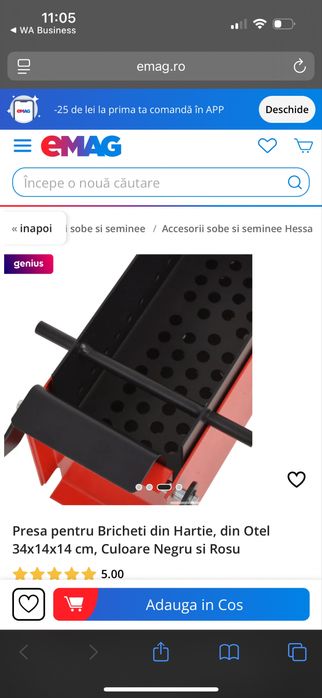 Presa bricheti din hârtie noua