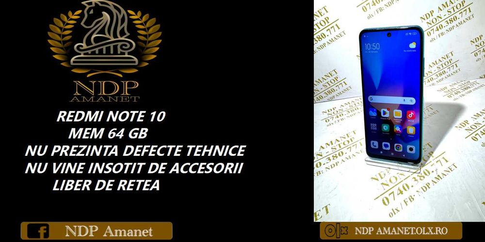 NDP Amanet Calea Mosilor 298 REDMI NOTE 10 ( 29531)