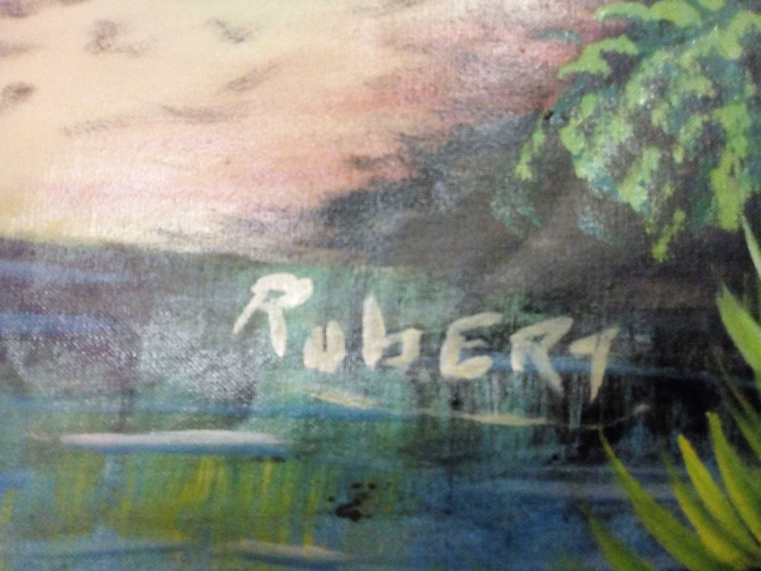 RUBERT / Africa - tablou/pictura in ulei,unicat facut de mana/handmade