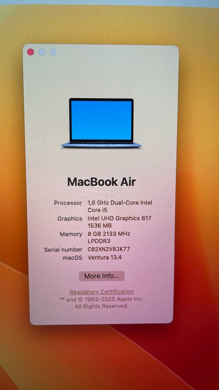 Apple MacBook Air 2018 13" Space Gray