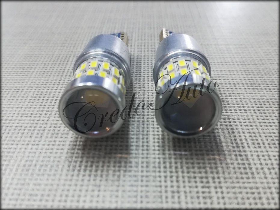 НОВО!W5W T10 28 SMD+Cree Габарити Canbus W5W 440lm