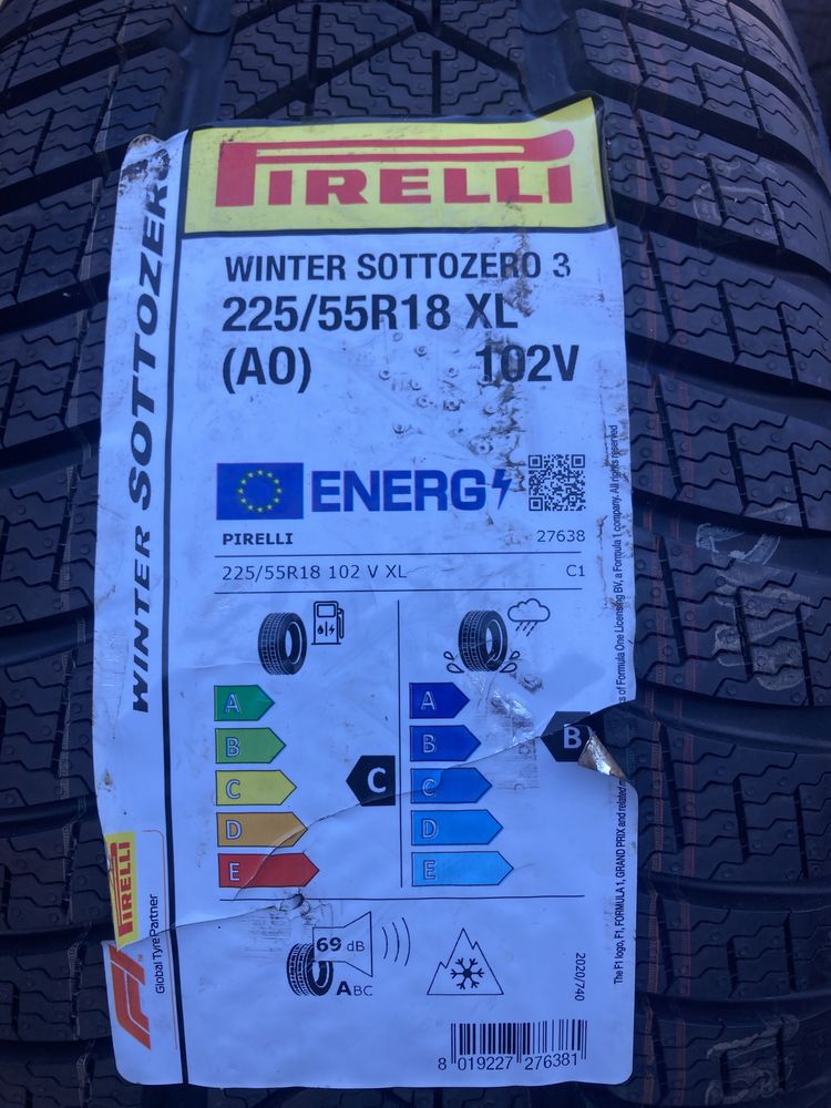 2 anvelope noi pirelli 225/55/18,fab 2022/29 ms si fulg