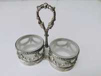 Suport solnita vintage placate cu argint  Topazio Portugalia