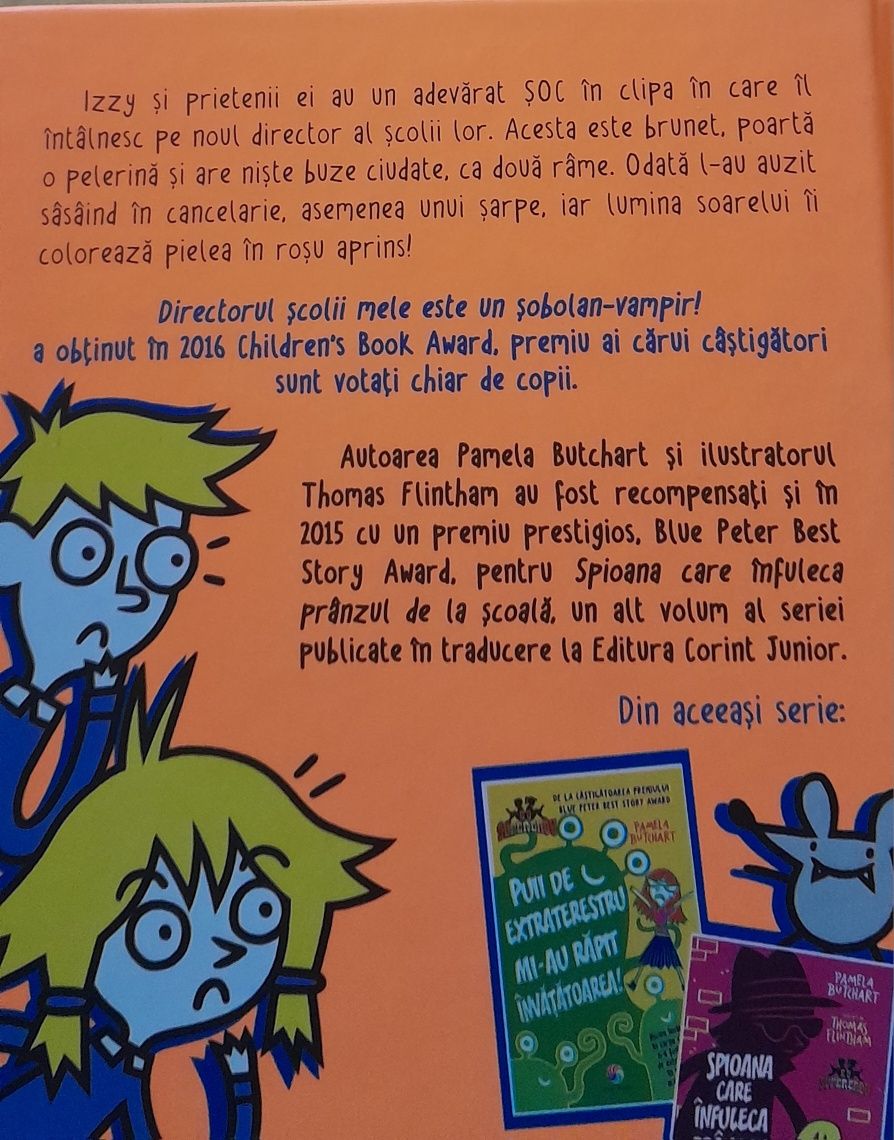 Carte , Directorul școlii mele este un șobolan vampir!