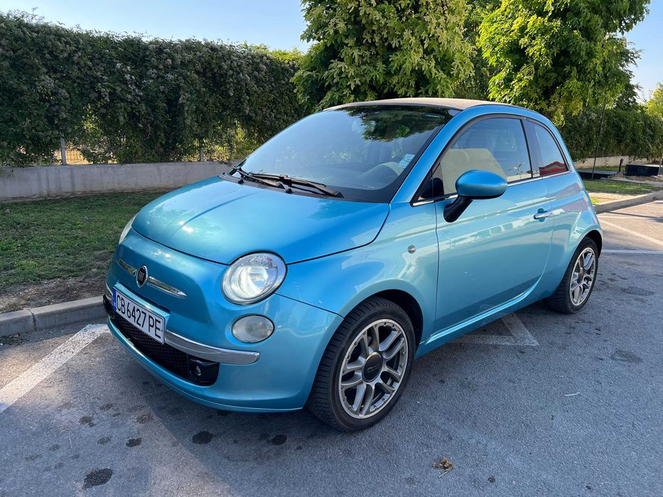 Fiat 500 КАБРИО  1.2 бензин ПЕРФЕКТЕН !!!