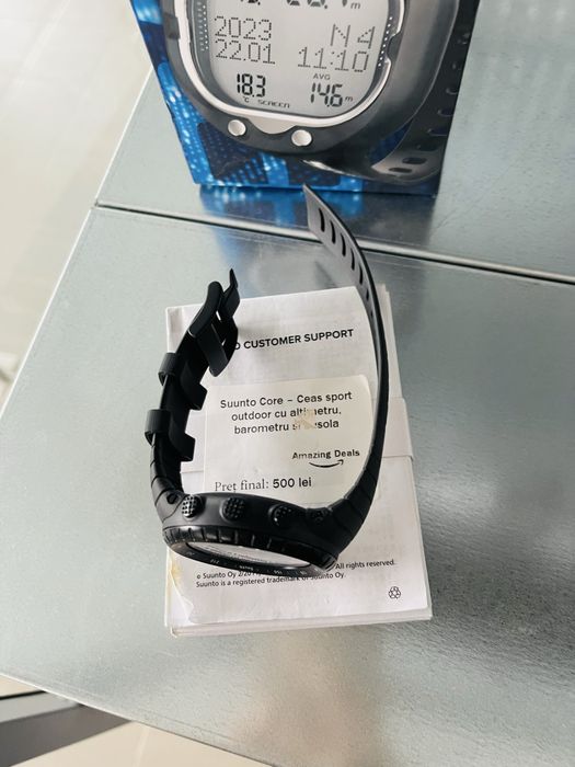 Suunto Core - Ceas Sport Outdoor cu Altimetru ,Barometru si Busola