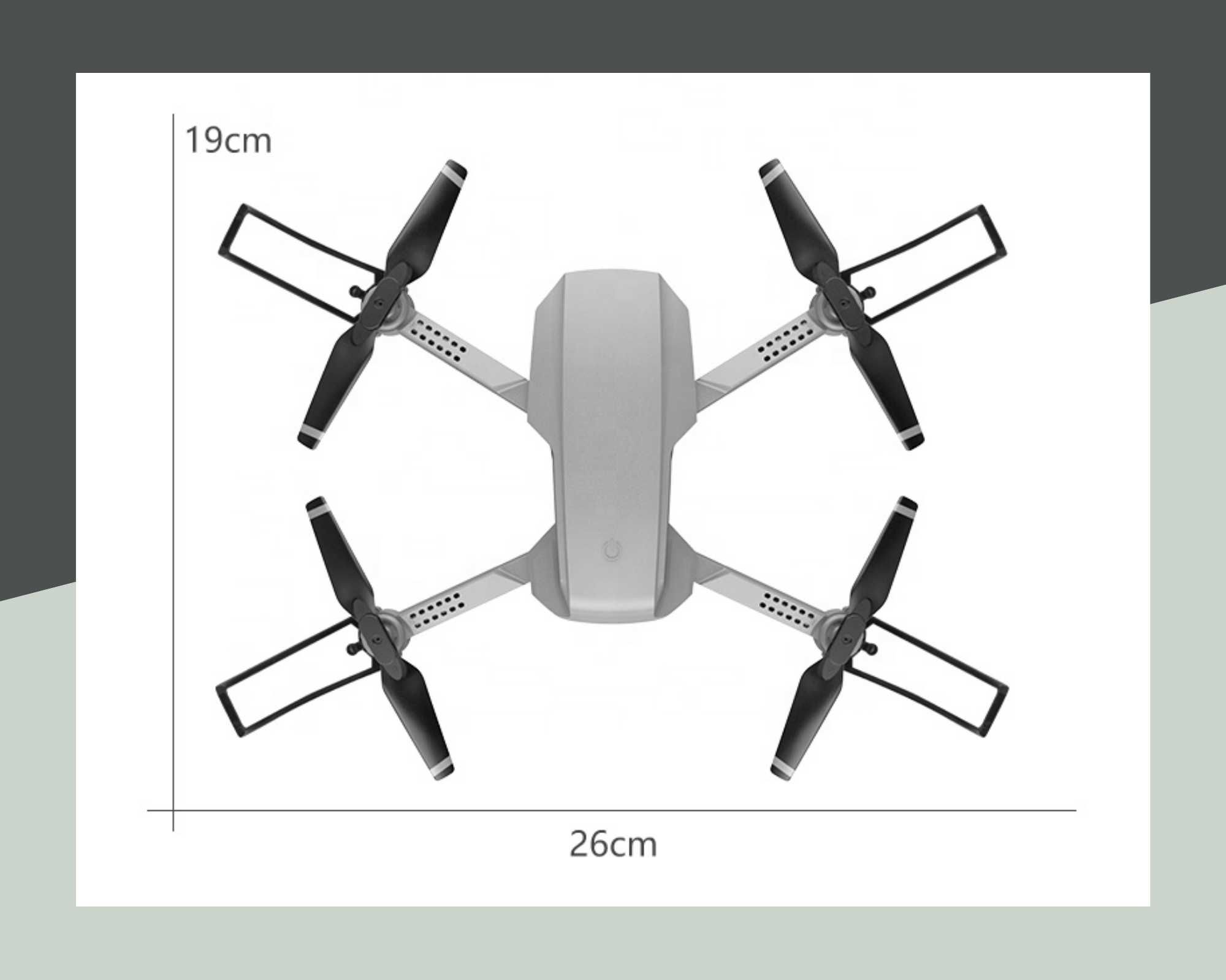 Сгъваем дрон/квадрокоптер Eachine E88 с камера